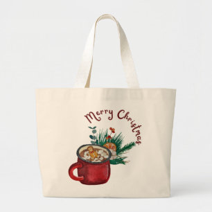 Geschenk von Weihnachten Personalisiert Jumbo Stoffbeutel