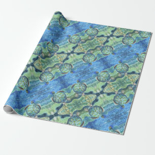 Geschenk Wrap Roll Sea Turtle #2 Geschenkpapier