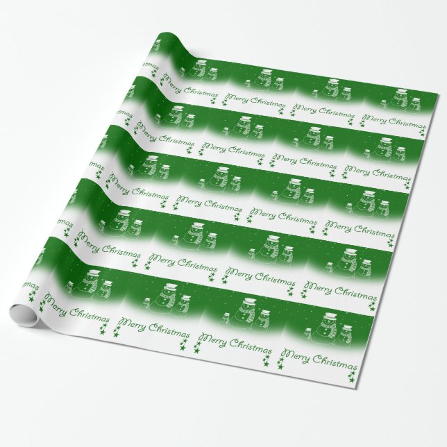 Geschenk Wrap/Snowman Geschenkpapier (Ungerollt)