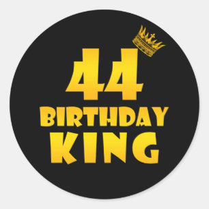 Geschenk zum 44. Geburtstag für den 44-jährigen Ge Runder Aufkleber