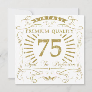 Geschenk zum 75. Geburtstag Karte
