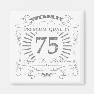 Geschenk zum 75. Geburtstag Magnet