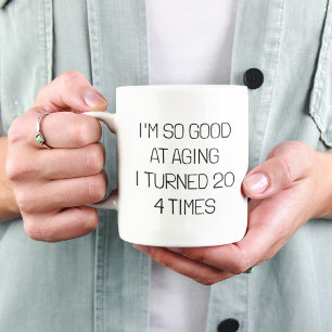 Geschenk zum 80. Geburtstag personalisiert  Tasse