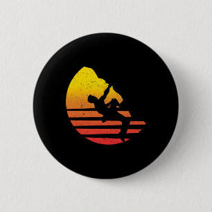Geschenk zum Klettersteigen Vintage Retro Bouldere Button