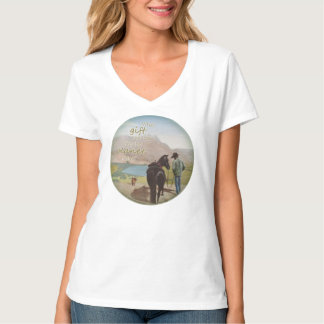 Geschenk zum Planeten - das t'shirt der Frau T-Shirt