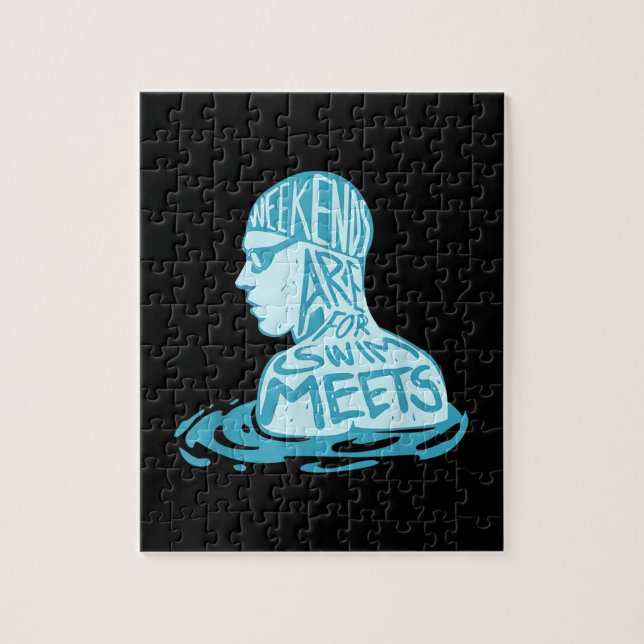 Geschenk zum Schwimmen im Sommer Puzzle (Vertikal)