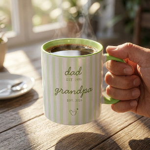 Geschenk zur Ankündigung Vater zu Opa Tasse