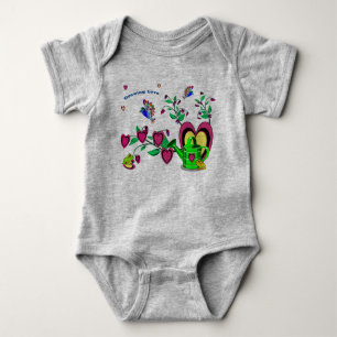 Geschenk zur Babyparty Baby Strampler