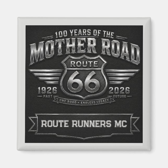 Geschenk zur Erinnerung an den Centennial Highway Magnet (Vorne)