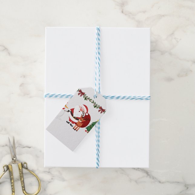 Geschenkanhänger (Mit Garn)