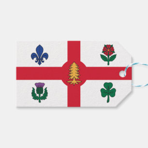 Geschenkanhänger mit Flagge von Montreal, Kanada