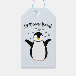 Geschenkanhänger mit niedlichem Penguin Baby