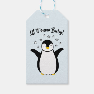 Geschenkanhänger mit niedlichem Penguin Baby