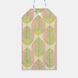 Geschenkanhänger | Moderner Fanpalmenleaf aus dem