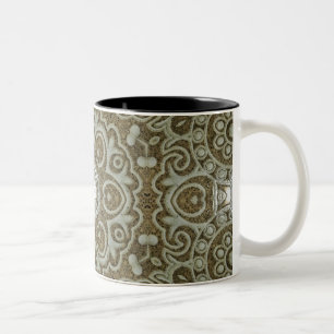Geschenkartikel mit Steinzeittextur bedruckt Zweifarbige Tasse