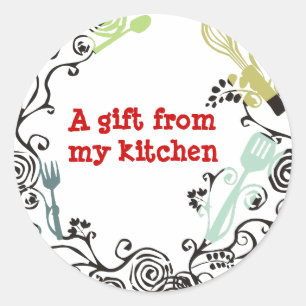 Geschenkartikel Runder Aufkleber