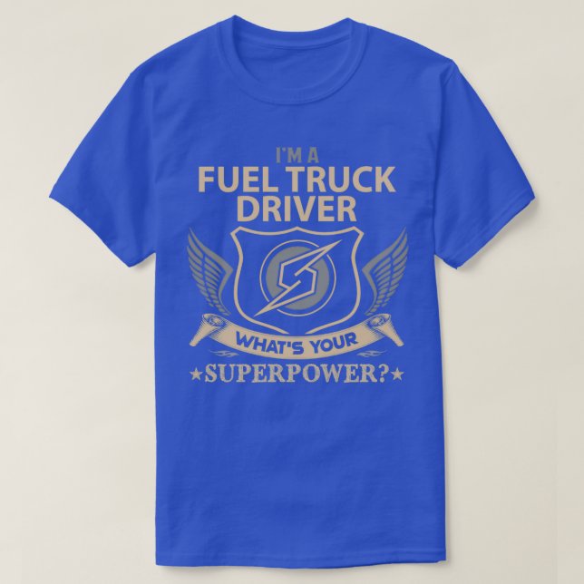 Geschenkartikel zum Superpower-Job für den Lkw-Fah T-Shirt (Design vorne)
