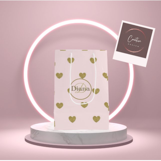 Geschenkbeutel mit Monogramm und Name Mittlere Geschenktüte (Von Creator hochgeladen)