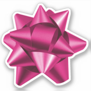 Geschenkbow Aufkleber Verschiedene Größen Ro