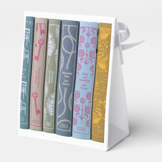 Geschenkbox mit Romanen von Jane Austen Geschenkschachtel (Rückseite)
