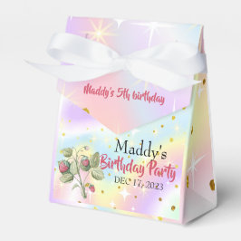 Geschenkbox Twinkling Stars Erdbeeren Geschenkschachtel