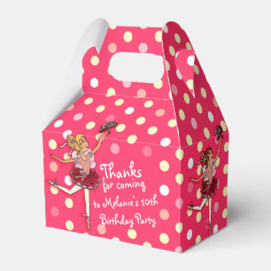Geschenkbox zum Geburtstag für Mädchen Ballerina Geschenkschachtel