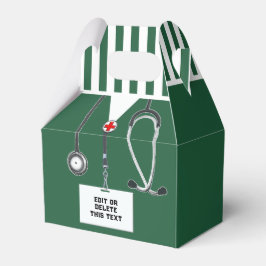 Geschenkbox zur Abschlussfeier der Pflegeschule Geschenkschachtel