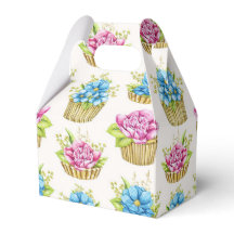Geschenkboxen der Blumenkuchen