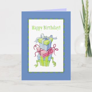Geschenkboxen Geburtskarte Karte