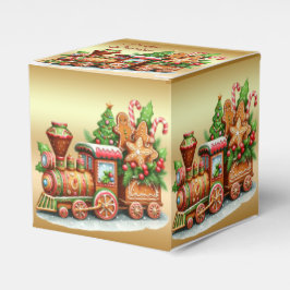 Geschenkboxen Gingerbrot Züge Holiday Geschenkschachtel
