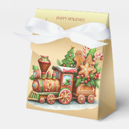 Geschenkboxen Gingerbrot Züge Holiday Geschenkschachtel