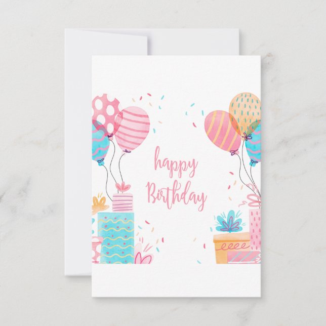 Geschenkboxen Happy Birthday (Vorderseite)