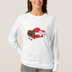 Geschenkboxen Herzschokolade - Valentinstag T-Shirt