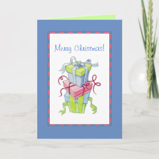 Geschenkboxen Weihnachtskarte Feiertagskarte