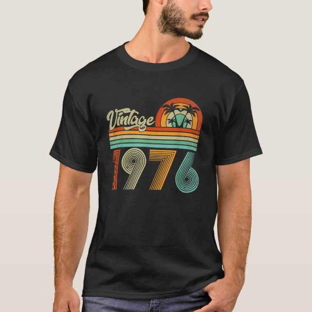 Geschenke 1976 50 Jahre alt Geboren 1976 1976 T-Shirt (Vorderseite)