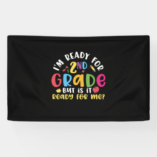 Geschenke 2. Lehrerin | Ich bin bereit für die zwe Banner