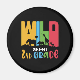 Geschenke 2. Lehrerin   Wild etwa 2. Klasse Magnet