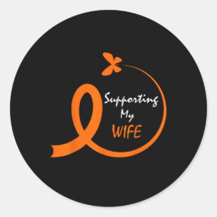 Geschenke: Apparel Support Ehefrau Multiple Sklero Runder Aufkleber