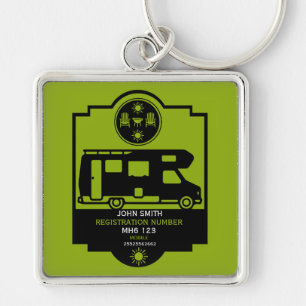 Geschenke auf dem Motorhome-Campingplatz Schlüsselanhänger