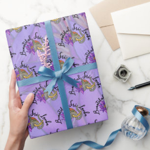 Geschenke aus Sri Lanka mit Elephant und Lotus Geschenkpapier