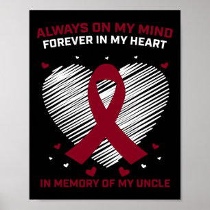 Geschenke Blutkrebserzeugnisse Onkel des Multiplen Poster