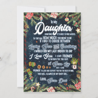 Geschenke| Brief an meine Tochter aus dem Vater Einladung