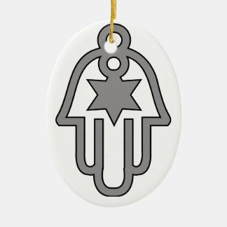 GESCHENKE CHANUKKAS CHANUKAH HAMSA KERAMIKORNAMENT