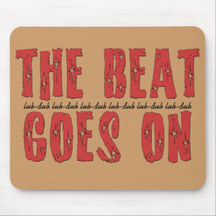 Geschenke der Herz-Angriffs-T - Shirt-  für Mousepad