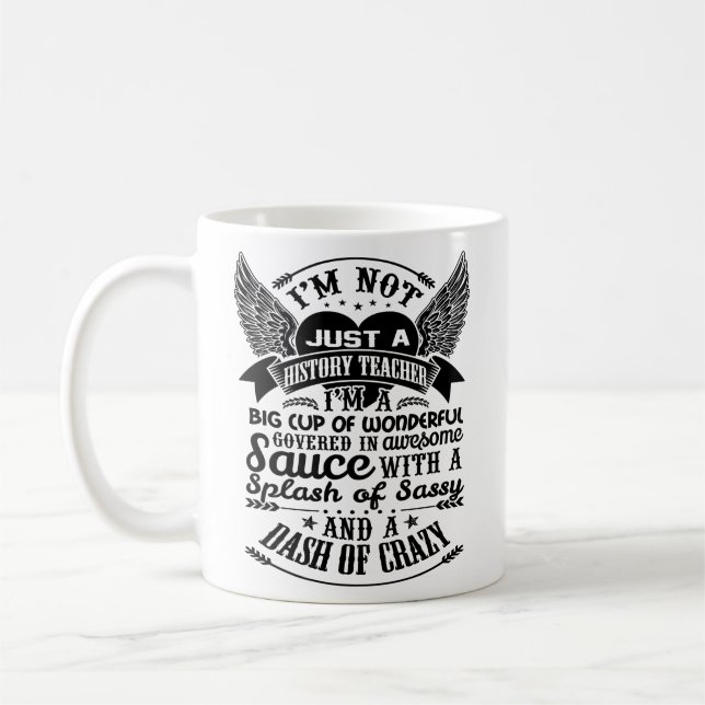 Geschenke des Geschichtslehrers Cup für Frauen Kaffeetasse (Links)
