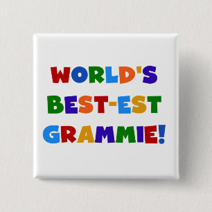 Geschenke des Gut-est Grammie der helle Farbwelt Button