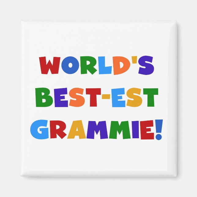 Geschenke des Gut-est Grammie der helle Farbwelt Magnet (Vorne)