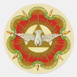 Geschenke des Heiligen Geistes (BK 026) (Art 2b) Runder Aufkleber