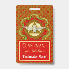 Geschenke des Heiligen Geistes (BK 026) - Bestätig Ausweis