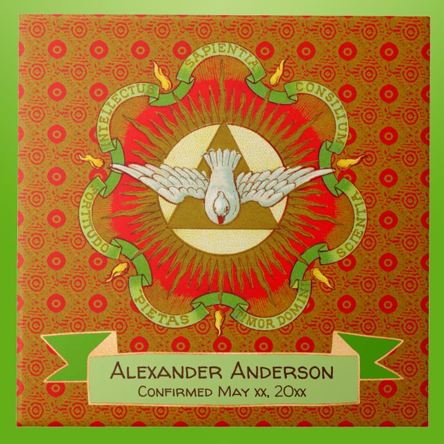 Geschenke des Heiligen Geistes (BK 026) Keramik Ti Fliese (Von Creator hochgeladen)